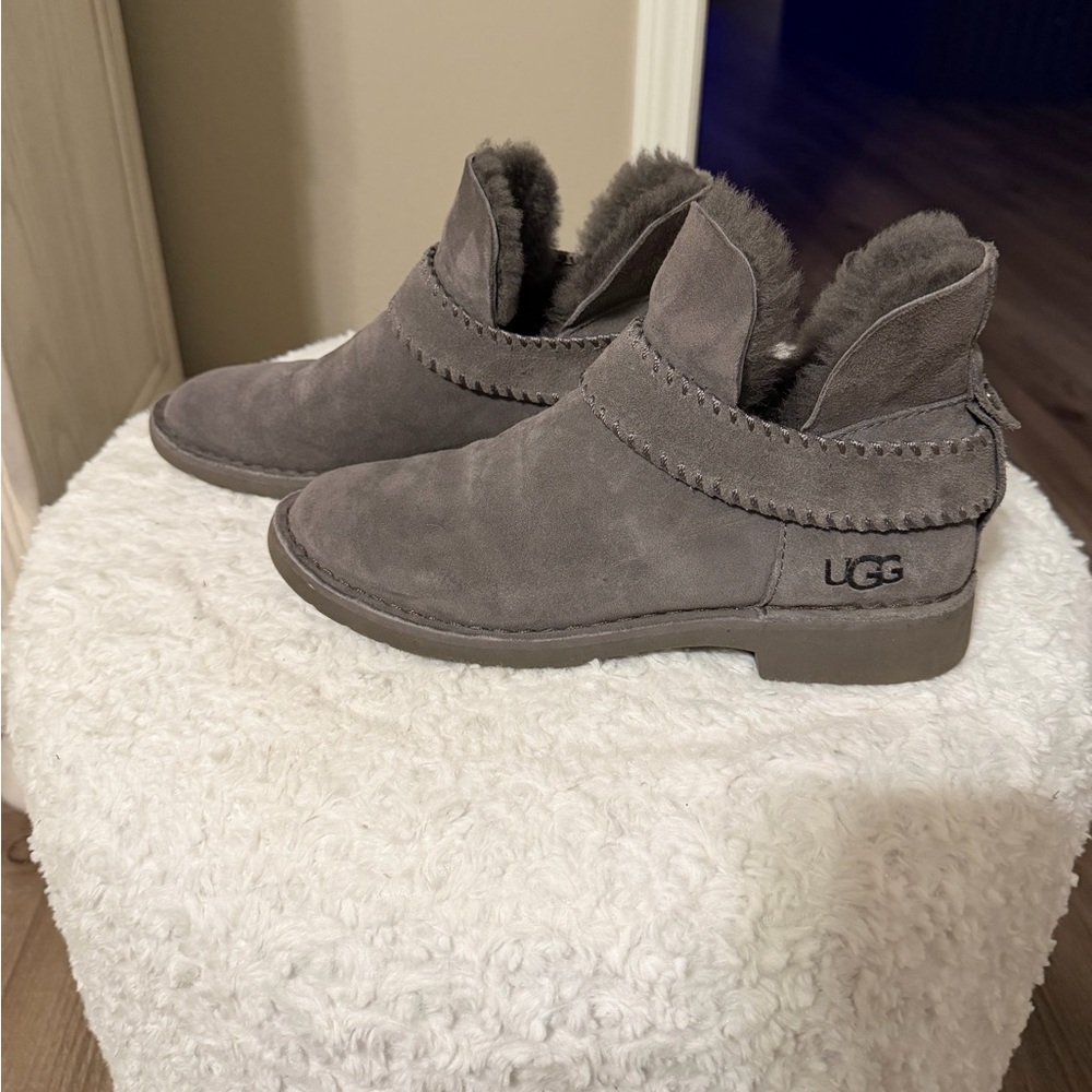 UGG Gray Ankle Boots